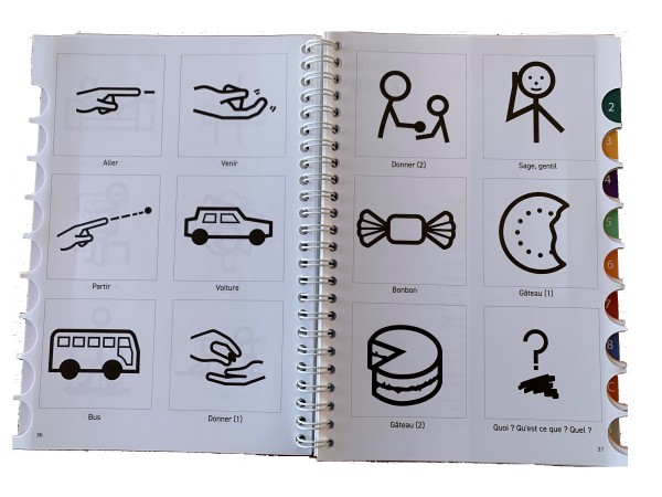 Livre de pictogrammes - Vocabulaire de base