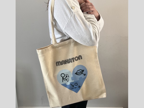 Tote bag Makaton Bleu 