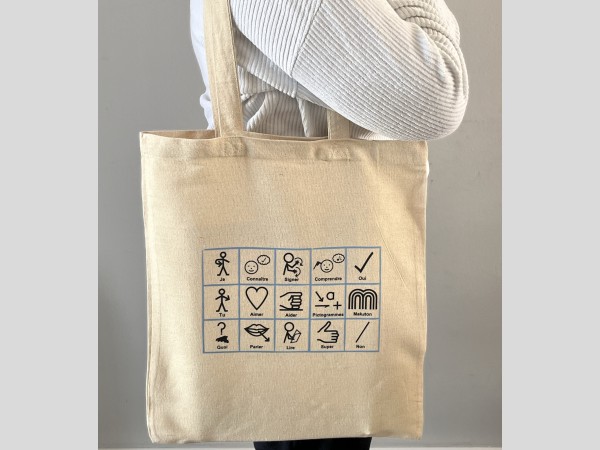Tote bag Makaton Bleu 