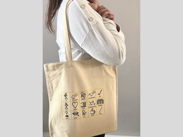 Tote Bag Makaton Jaune 