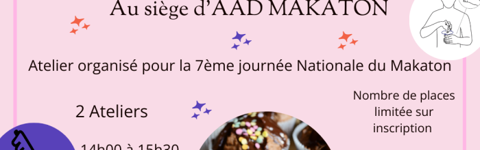  Atelier cuisine en Makaton – Gâteau au chocolat !