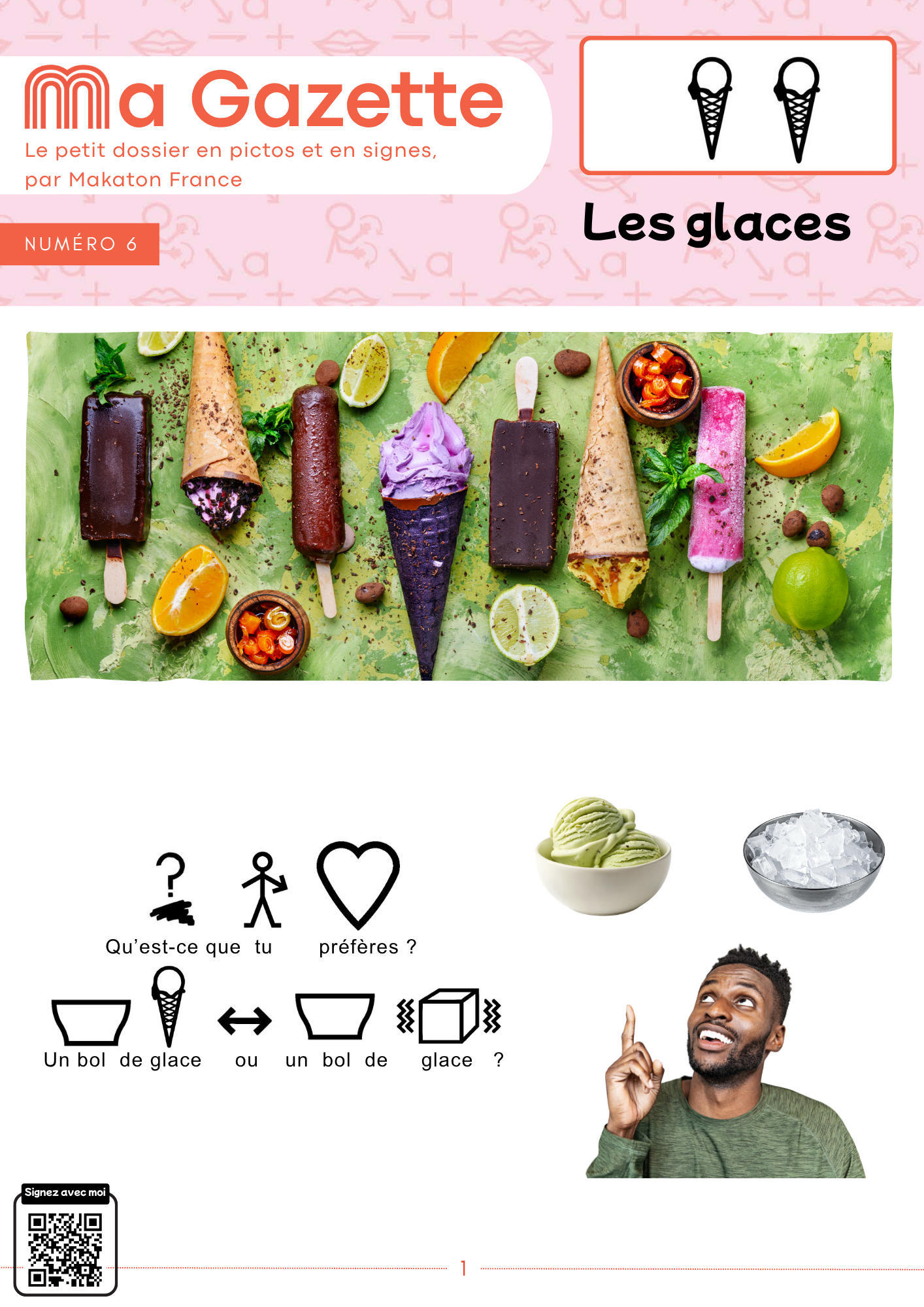 Couverture gazette glaces
